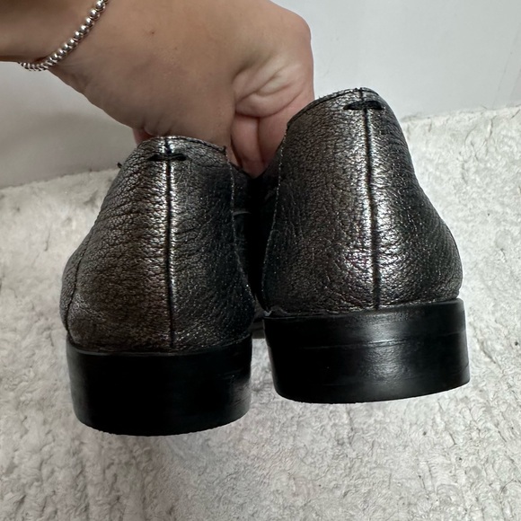 Jeffery Campbell Bryant Cap toe metallic slip on loafers women’s size 8.5 - Picture 5 of 7